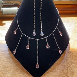 Earrings and bracelet set